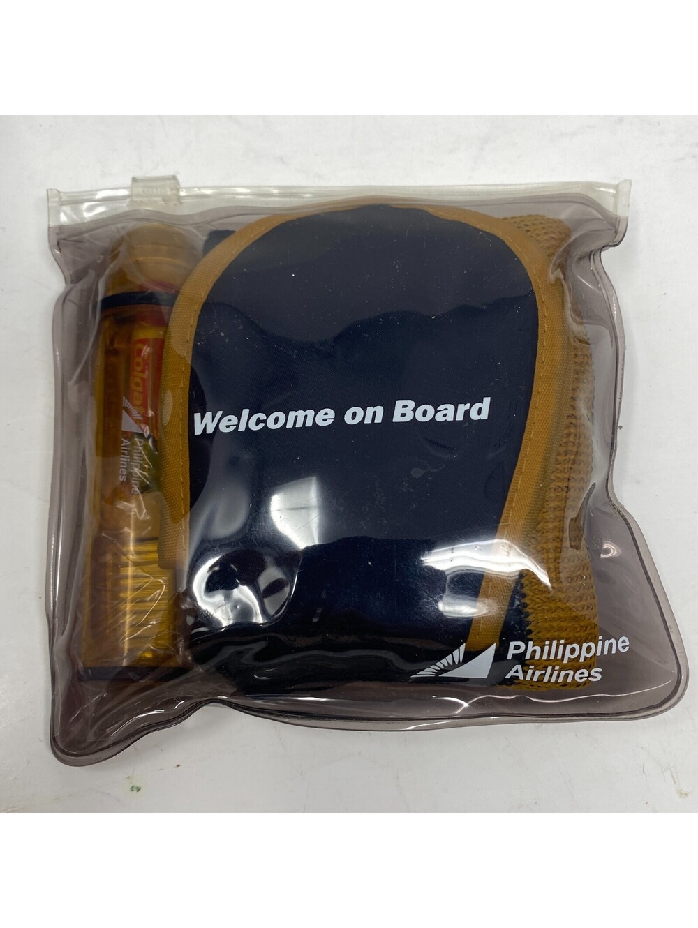 Philippine Airlines Welcome On Board Amenity Kit Socks Toothpaste Travel Pouch